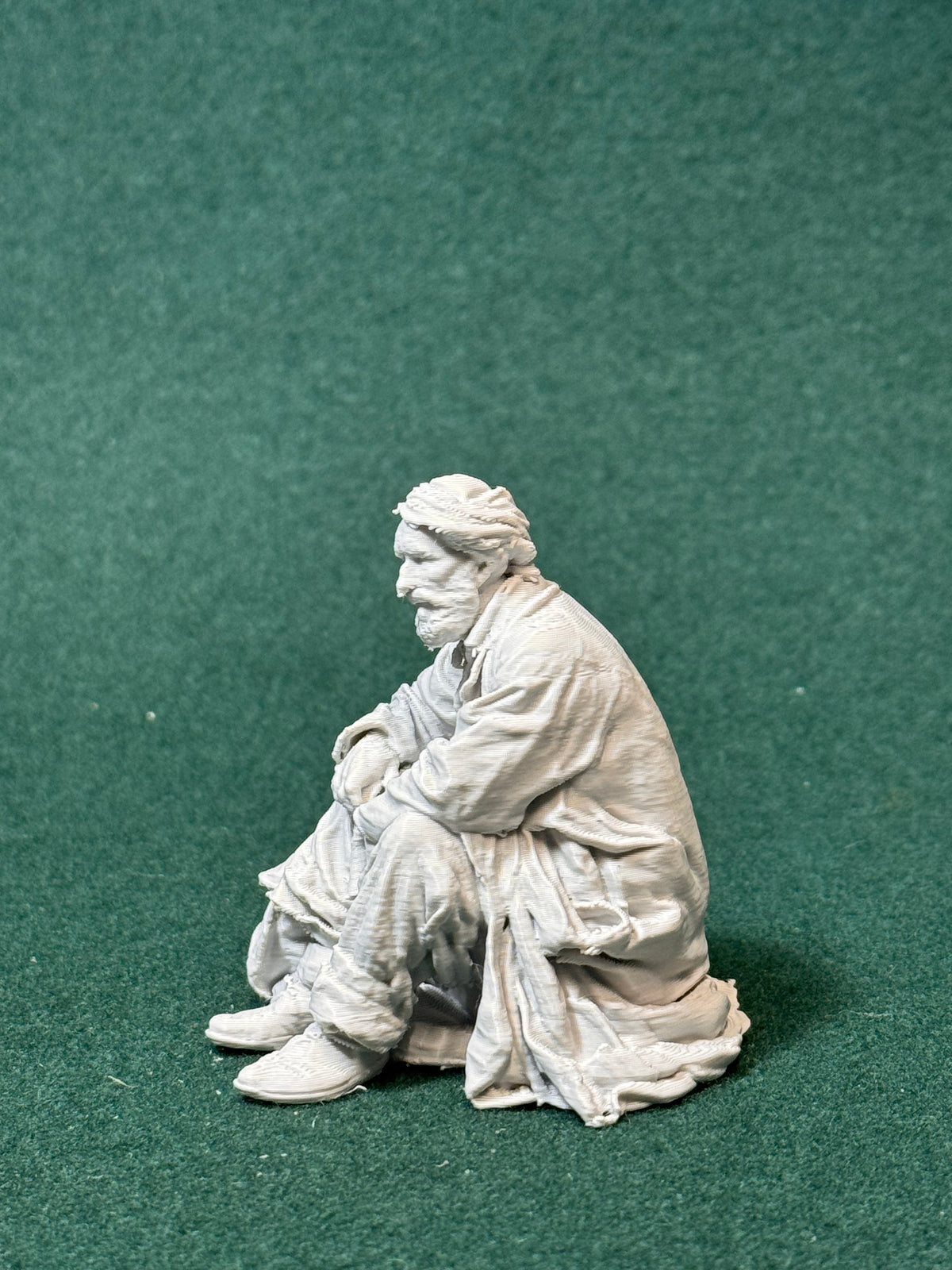1880er Jahre 7 Männer der Unterschicht Personen 0018 Figur Deko Statue