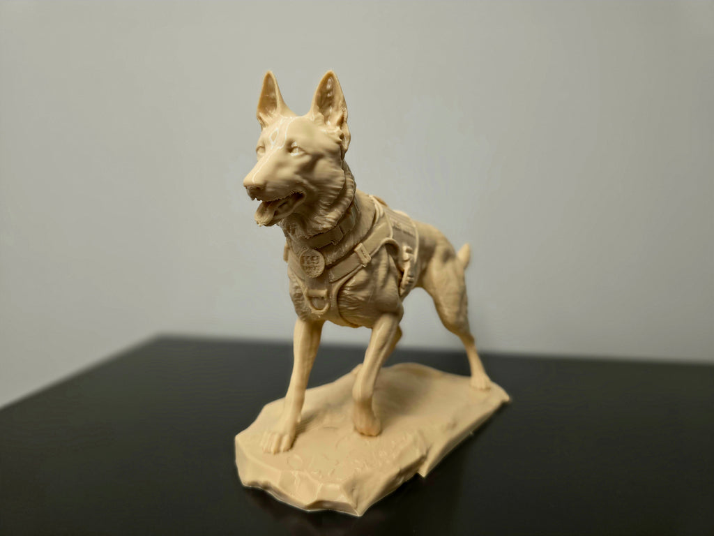 Polizeihund Gedenkfigur