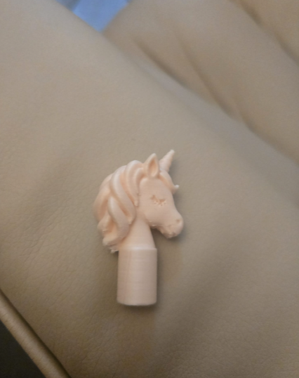 Niedlicher Einhorn-Bleistiftaufsatz Figur Deko Statue Fantasy Mittelalter
