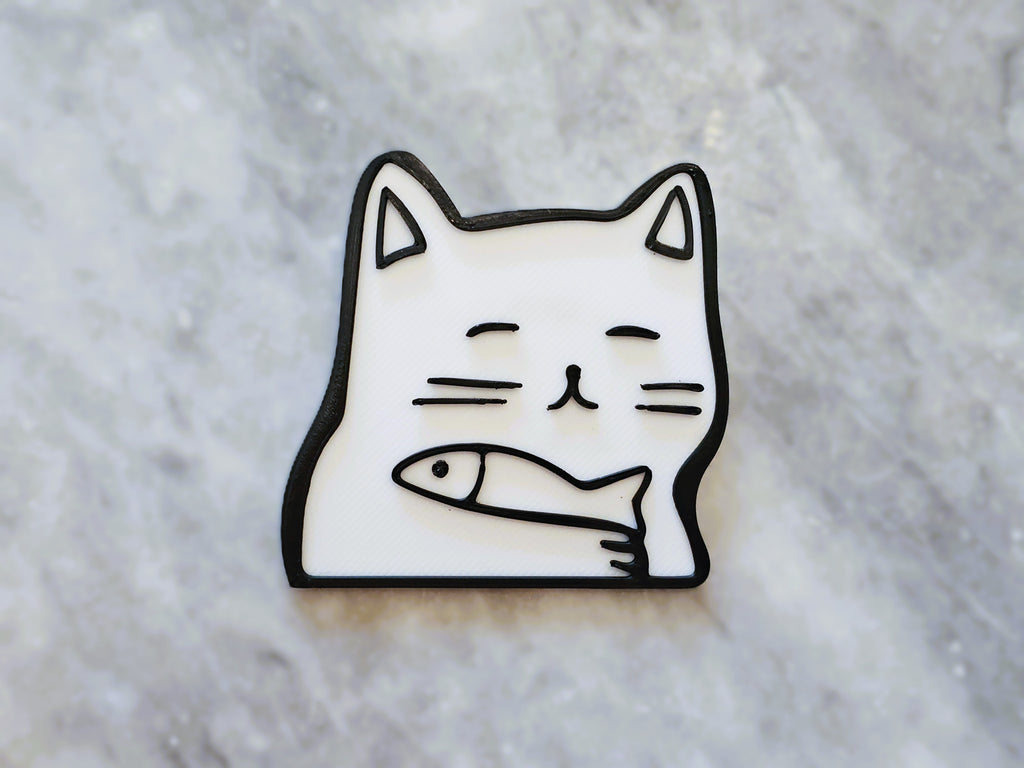 Anstecker Katze Umarmung