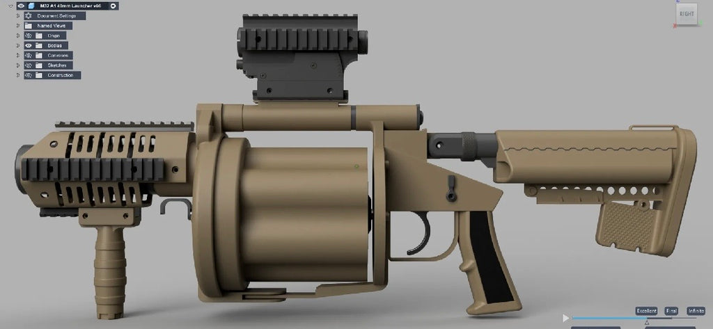 M32 replika granatwerfer