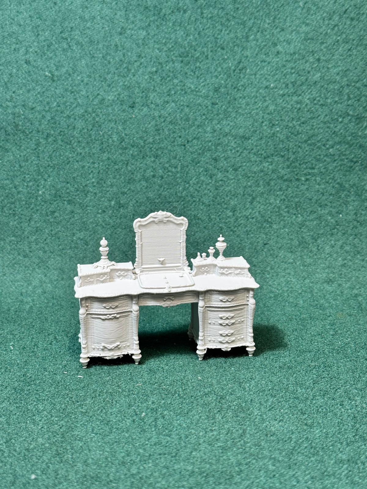 Puppenhaus Mini Viktorianischer Schminktisch 4 Miniatur 1:12 Puppenstube