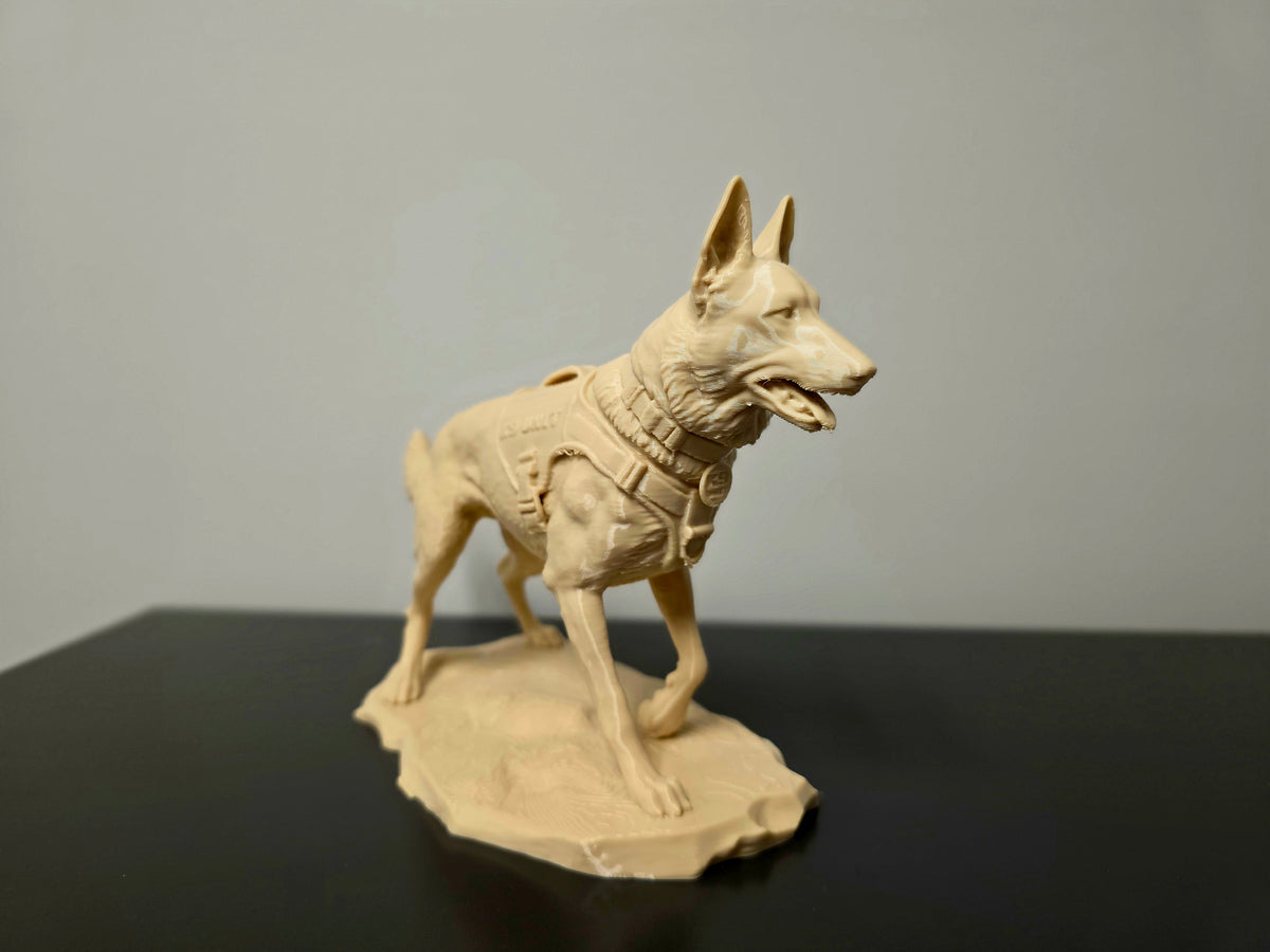 Polizeihund Gedenkfigur