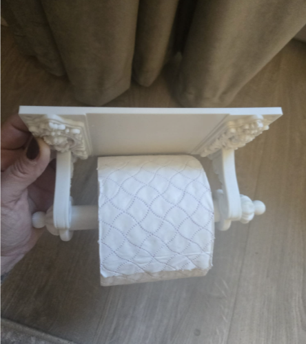 Viktorianischer Toilettenpapierhalter Wandmontiertes Design Figur Deko