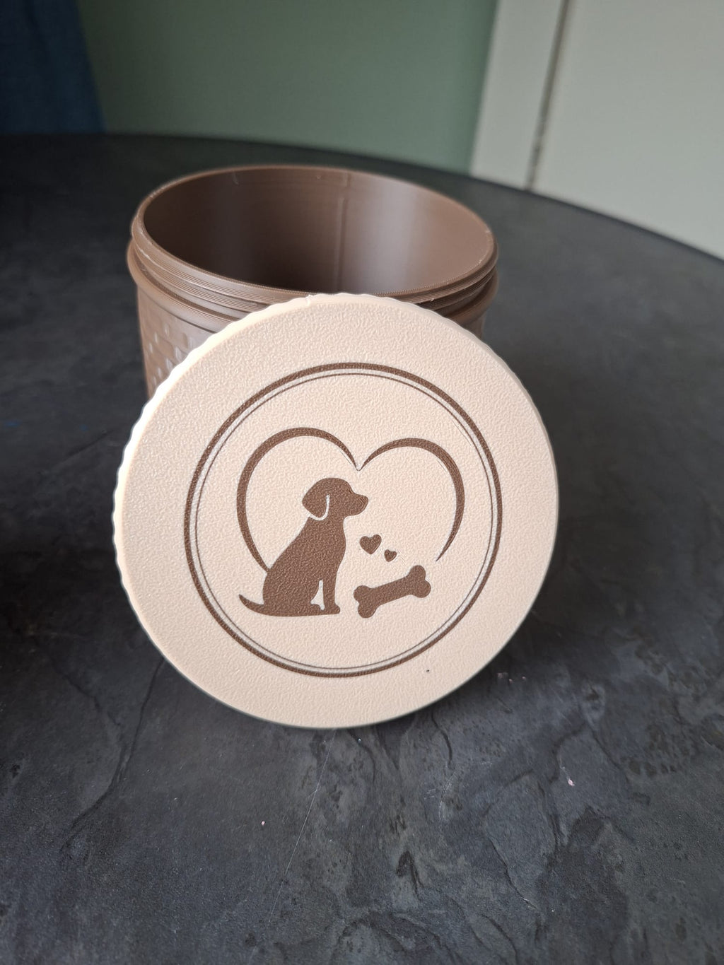 Pawfect Treat Keeper Aufbewahrungsbox für Hundeleckerlis Figur Deko Statue
