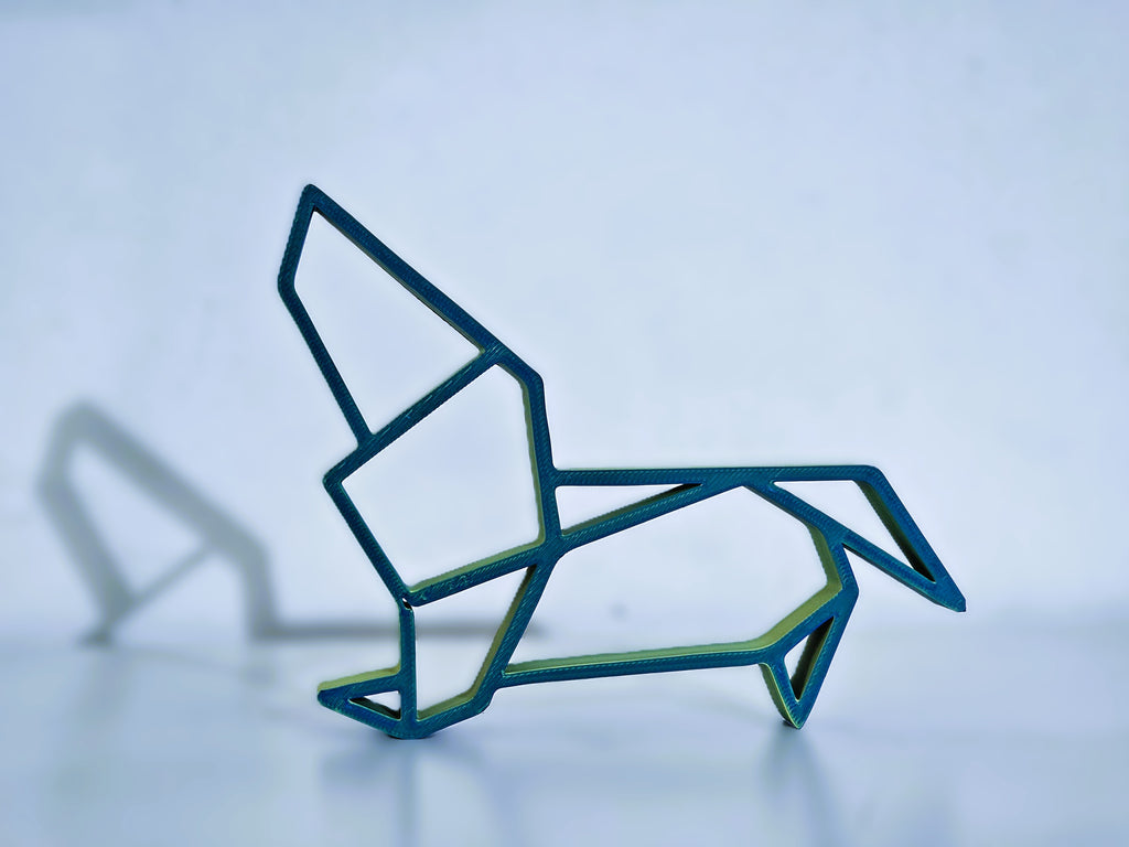 Basset Hound Linienkunst Skulptur