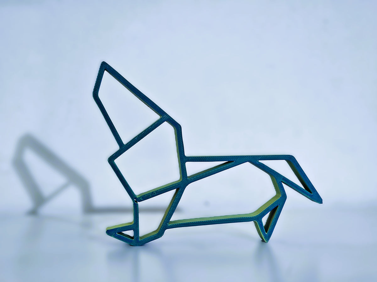 Basset Hound Linienkunst Skulptur