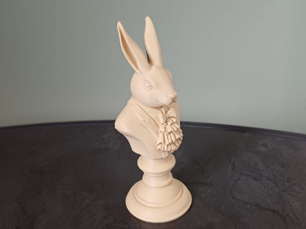 Gentleman-Kaninchenbüste Dekorative Hasenstatue Figur Deko Ostern Frühling