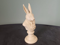 Gentleman-Kaninchenbüste Dekorative Hasenstatue Figur Deko Ostern Frühling