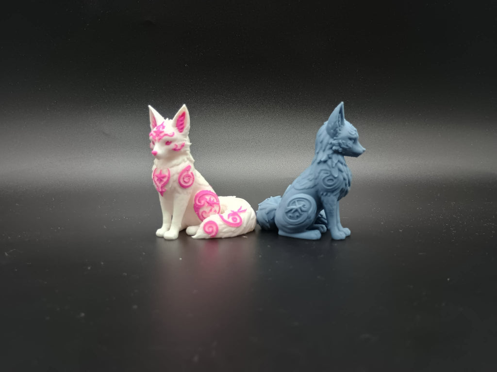 Mehrfarbige Sternenlicht-Fuchs-Figur