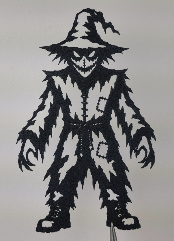 Vogelscheuchen-Wandkunst Halloween Deko Wandbild Wanddeko Wanddekoration Nr. 2