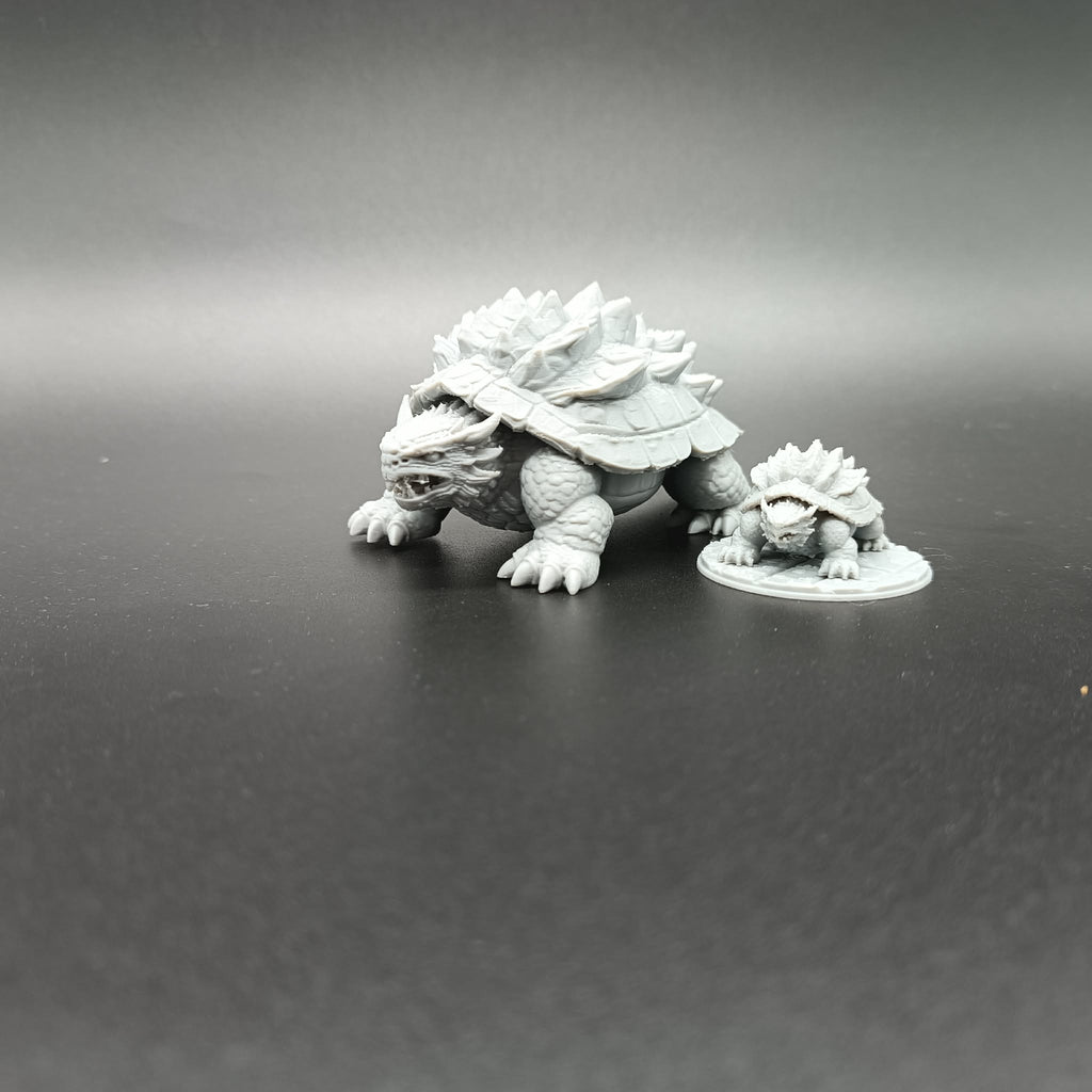 Monströser Schildkröten-Behemoth Tabletop -Miniatur