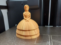 Elegante viktorianische Damenfigur Deko Statue Puppenhaus Miniatur Diorama