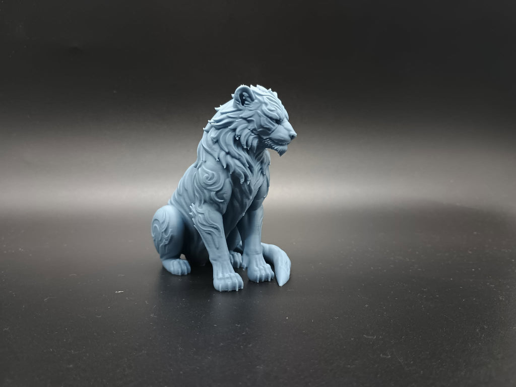 Ornamentaler Heiliger Geister-Weißer Tiger Figur Deko