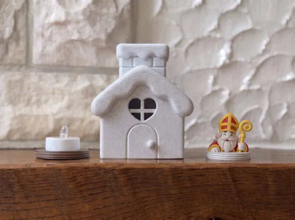 Lichthaus Sinterklaas schaut heraus