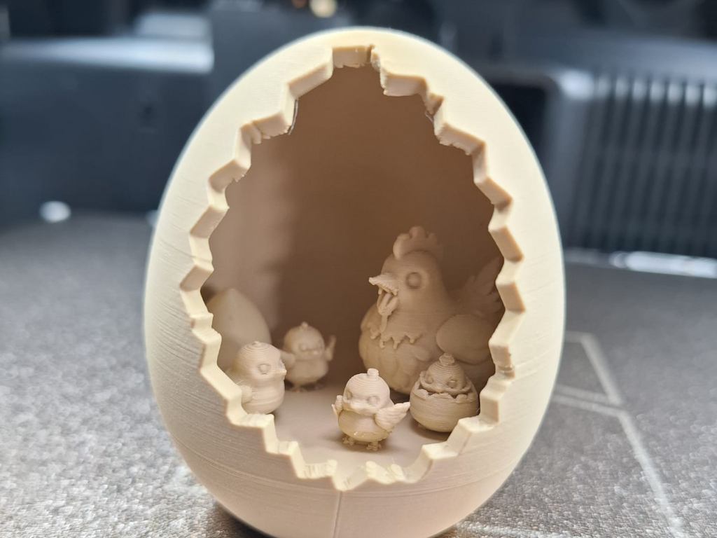 Glück schlüpft Die kleinsten Küken Figur Deko Statue Ostern Osterdeko