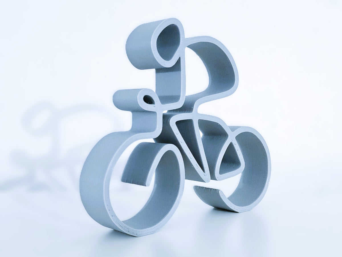 Fahrrad Linienkunst Skulptur