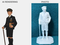 Sohn des Hauses Mystery-Charakter Figur Deko Statue Puppenhaus Miniatur