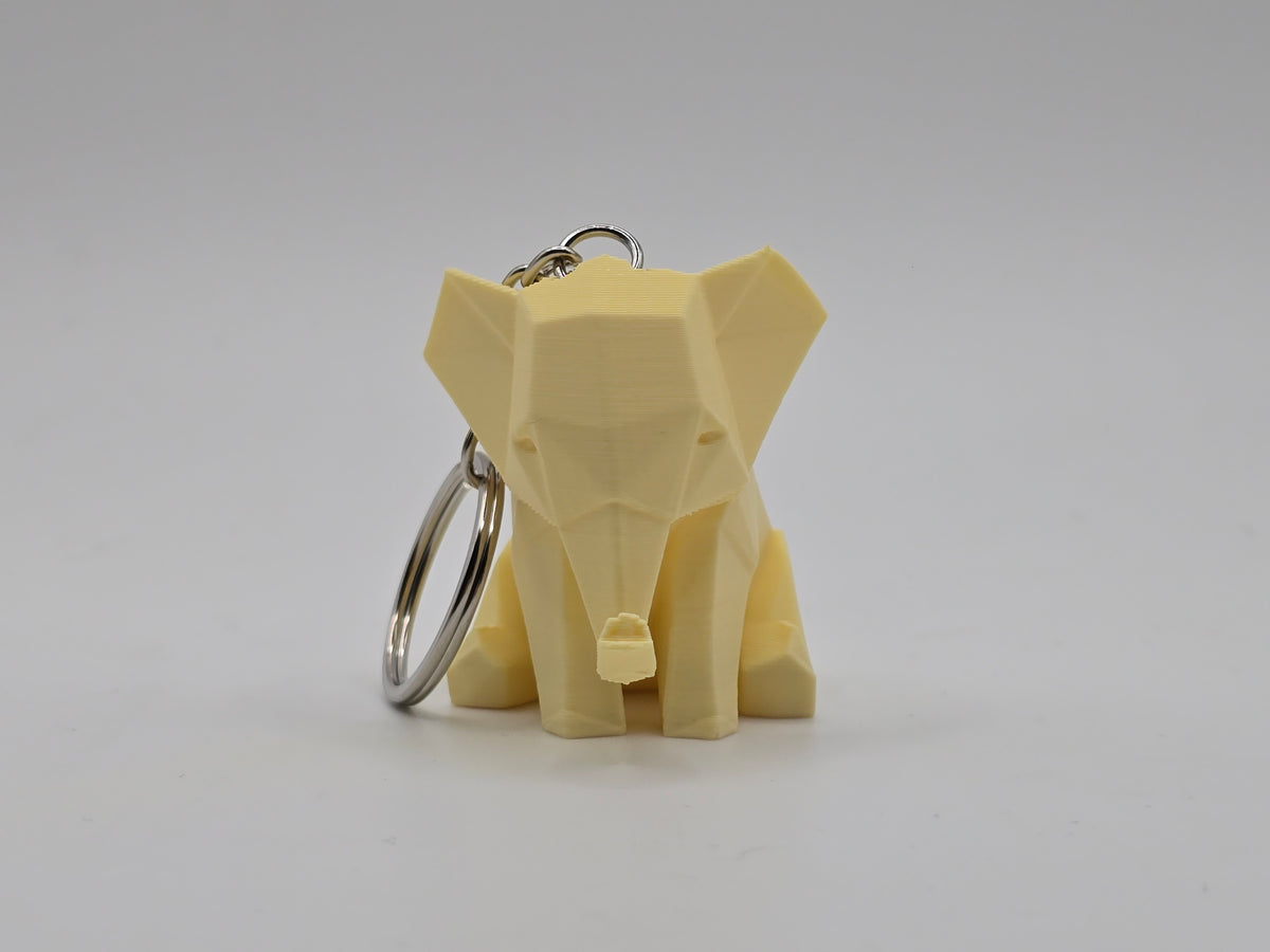Origami Elefanten Schlüsselanhänger (Remix) Taschenanhänger Tierliebhaber