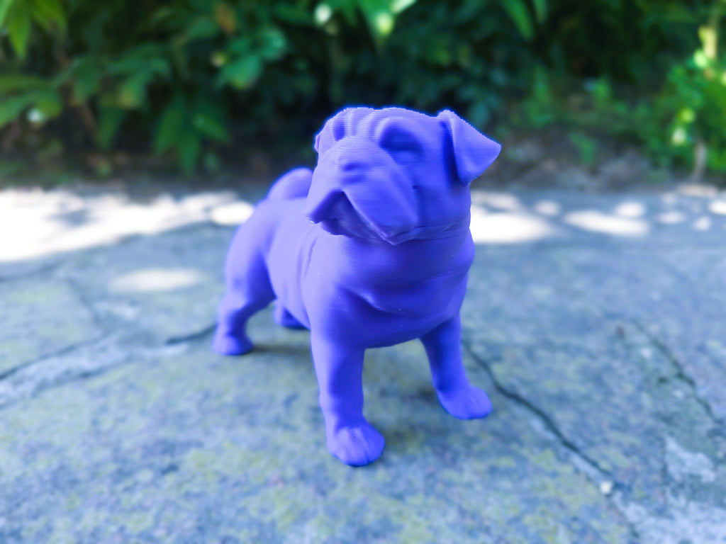 Mops Französische Bulldogge Figur