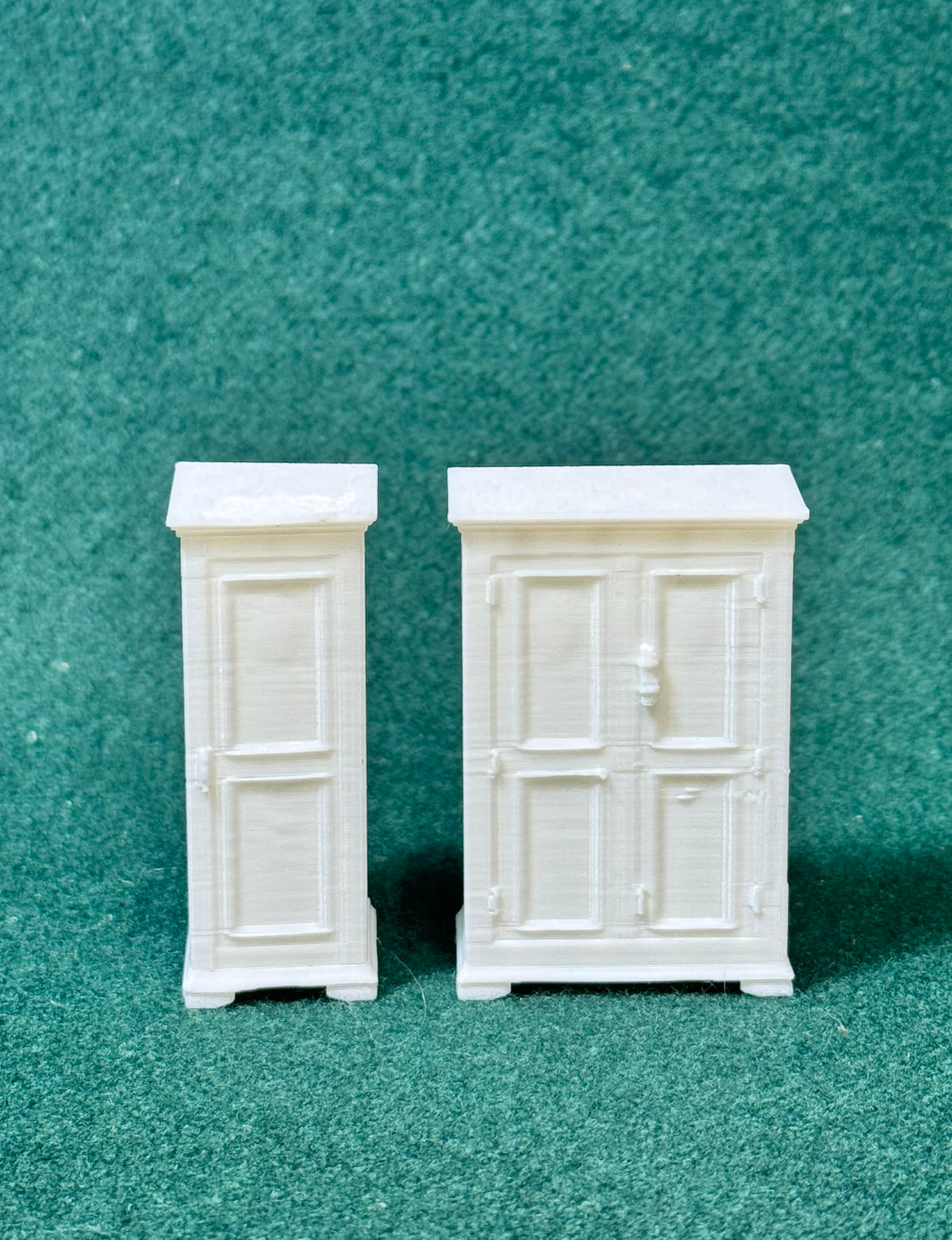Puppenhaus Mini Spinde aus der Viktorianischen Ära 4 Miniatur 1:12 Diorama