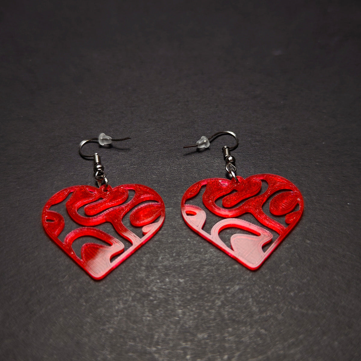 Ohrringe Heartstream Ohrhänger leicht Damen Mädchen Schmuck Valentinstag