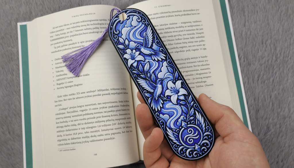 Lesezeichen Kolibri Blumenhimmel Buch Leseratte Tierliebhaber Geschenk