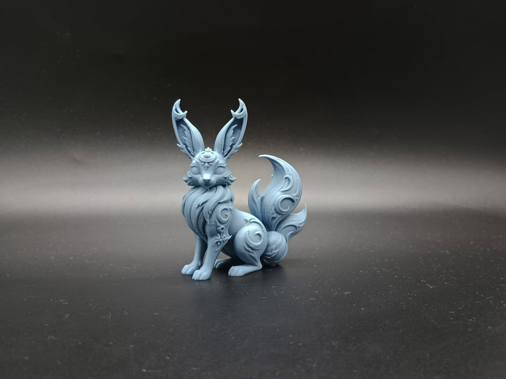 Mondgeist-Kaninchen des Reiches der Silbernen Nacht Figur Deko