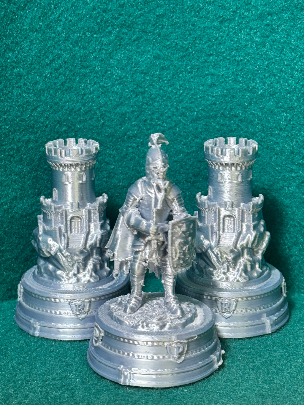 Ritter vs. Drachen Serie 2b GEPANZERTE Figur Deko Statue Fantasy Miniatur