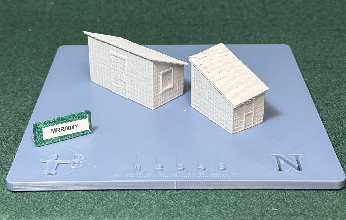 HO & N Struktur Geräteschuppen Modelleisenbahn H0 Spur N Diorama Gebäude