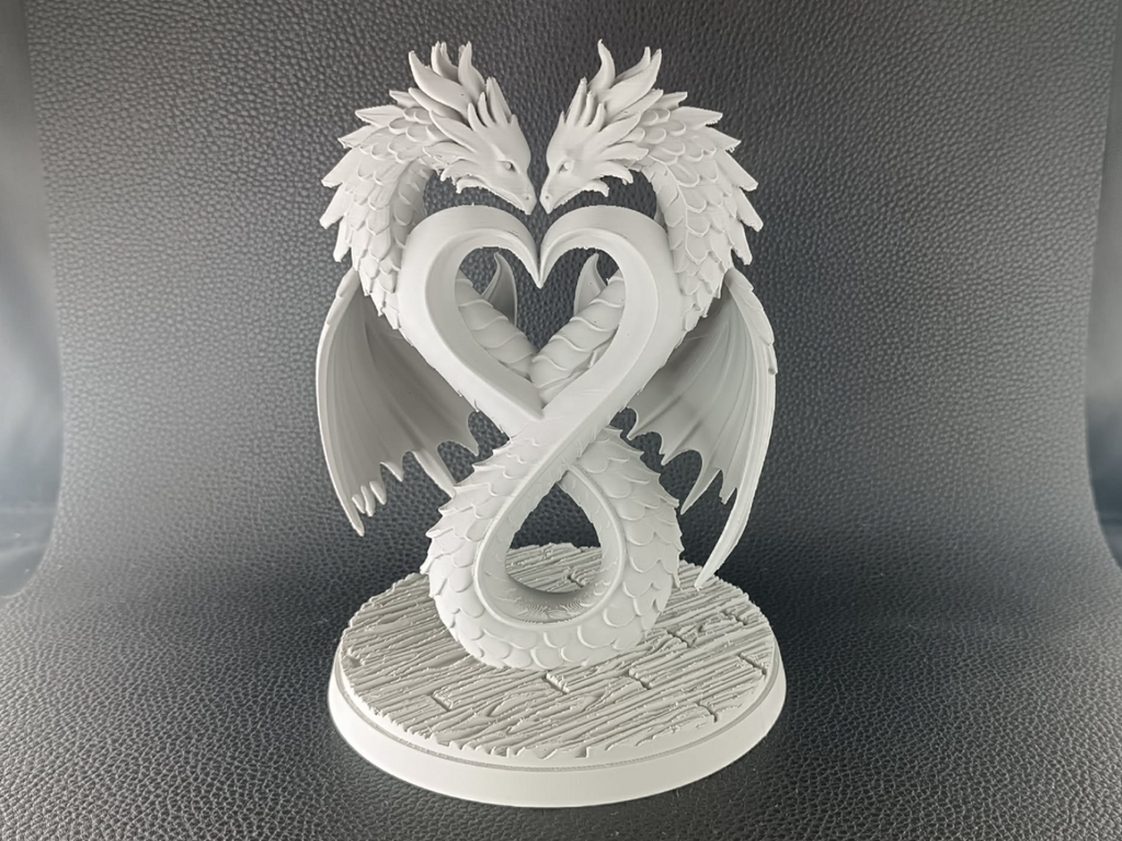 Drachen-Liebesskulptur Valentinstagsgeschenk