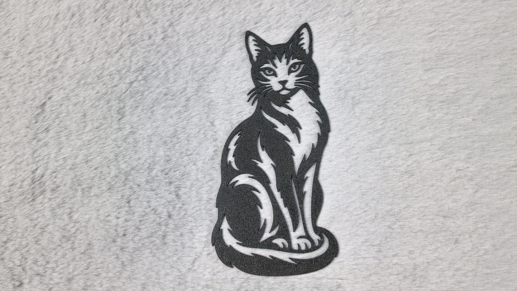 Katzensilhouetten-Wandkunst-Dekor Wandbild Wanddeko Wanddekoration Tiere