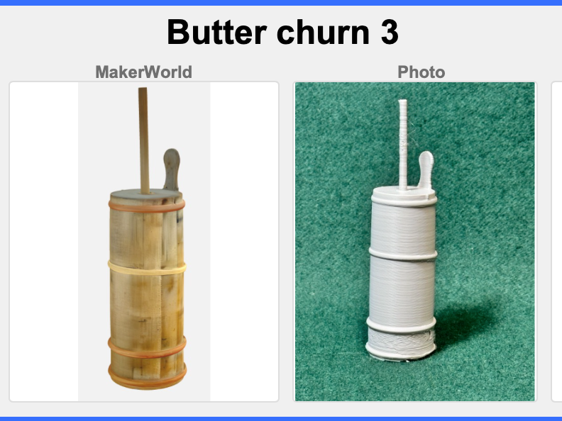 Puppenhaus Mini Viktorianisches Butterfass 3 Miniatur 1:12 Puppenstube