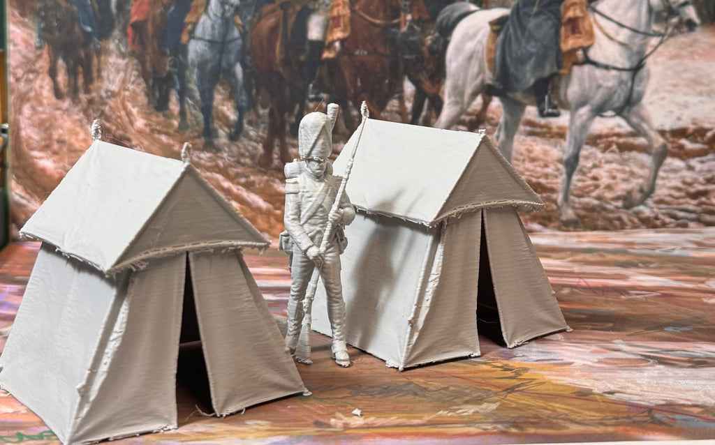 Napoleon-Serie Band 22 Zelte Insgesamt 3 Figur Deko Statue Puppenhaus
