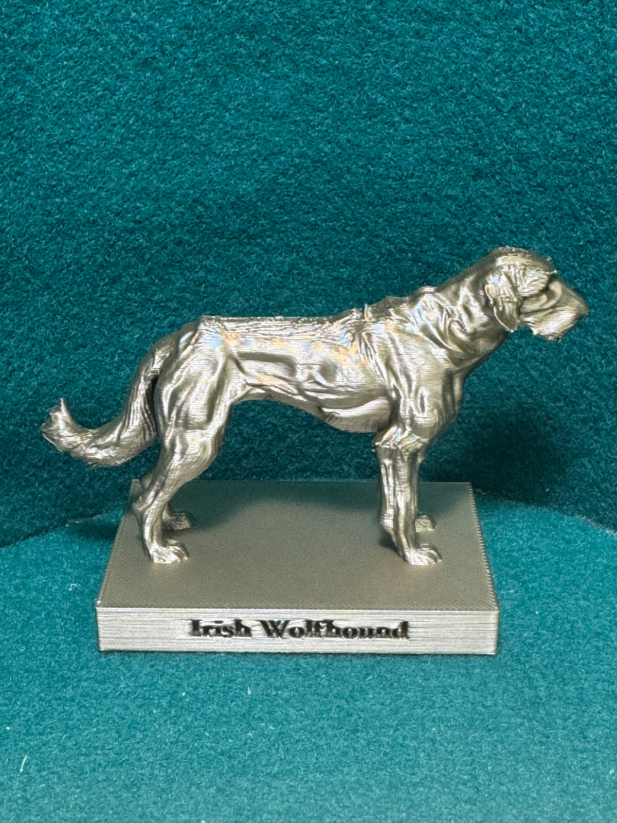 Hund Irischer Wolfshund Figur Deko Statue Tierfigur Tiere Tierliebhaber