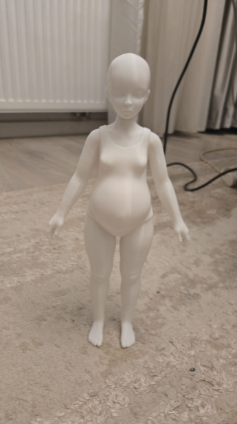 Schwangere Puppe 25 cm anpassbare Figur Deko Statue Skulptur Dekoration