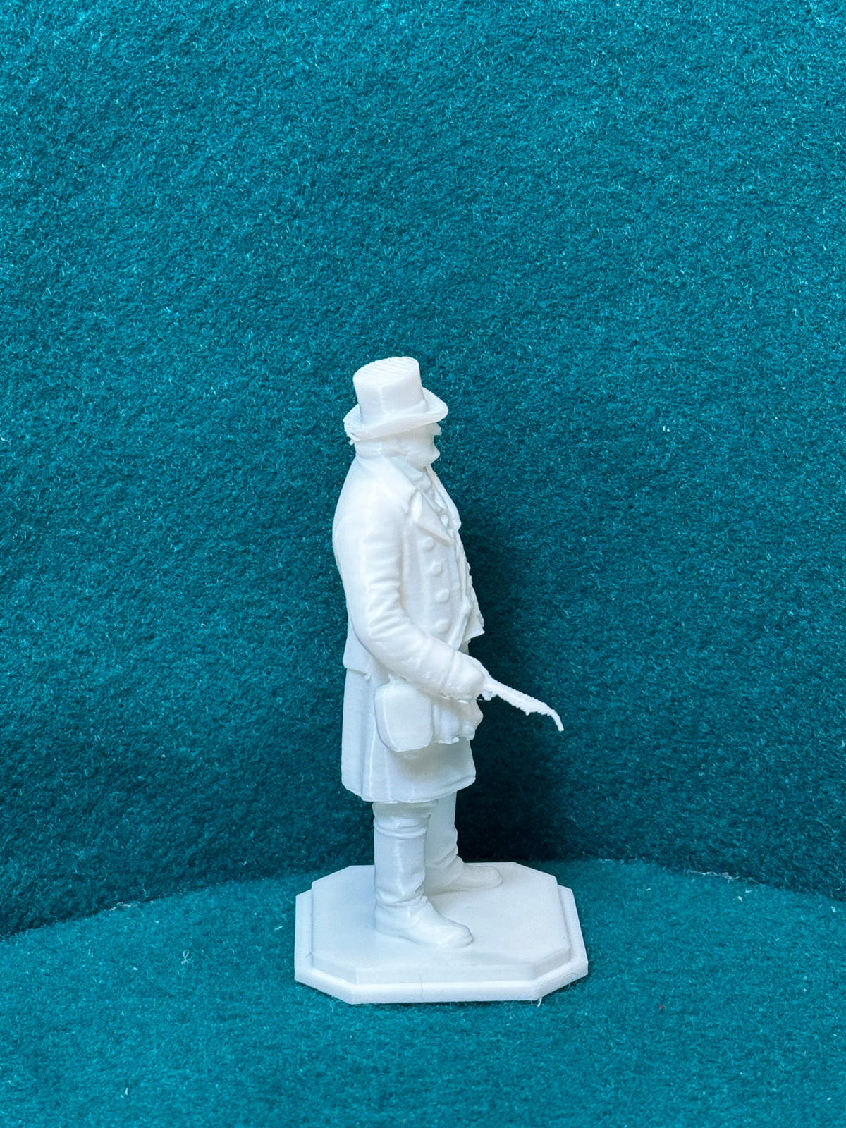 Kutscher (Älter) Mysteriöse Figur Deko Statue Puppenhaus Miniatur Diorama