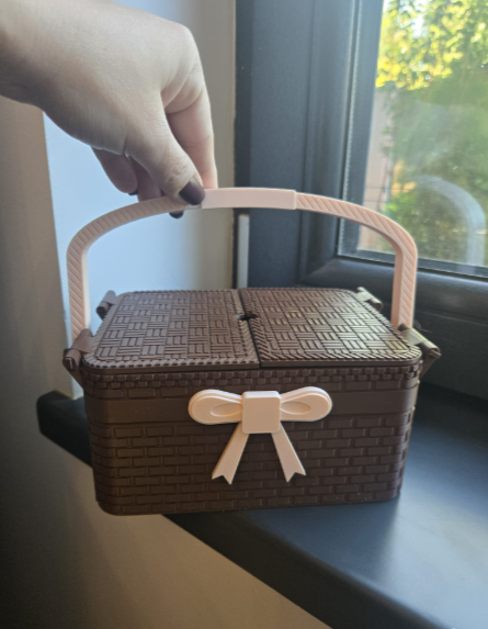 Picknickkorb Niedlich & Vollständig zerlegbar Figur Deko Statue süß Kawaii