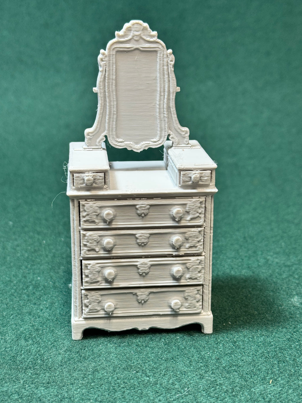 Victorian Cottage Kommode mit 6 Schubladen 1:12 Puppenhaus Miniatur Möbel