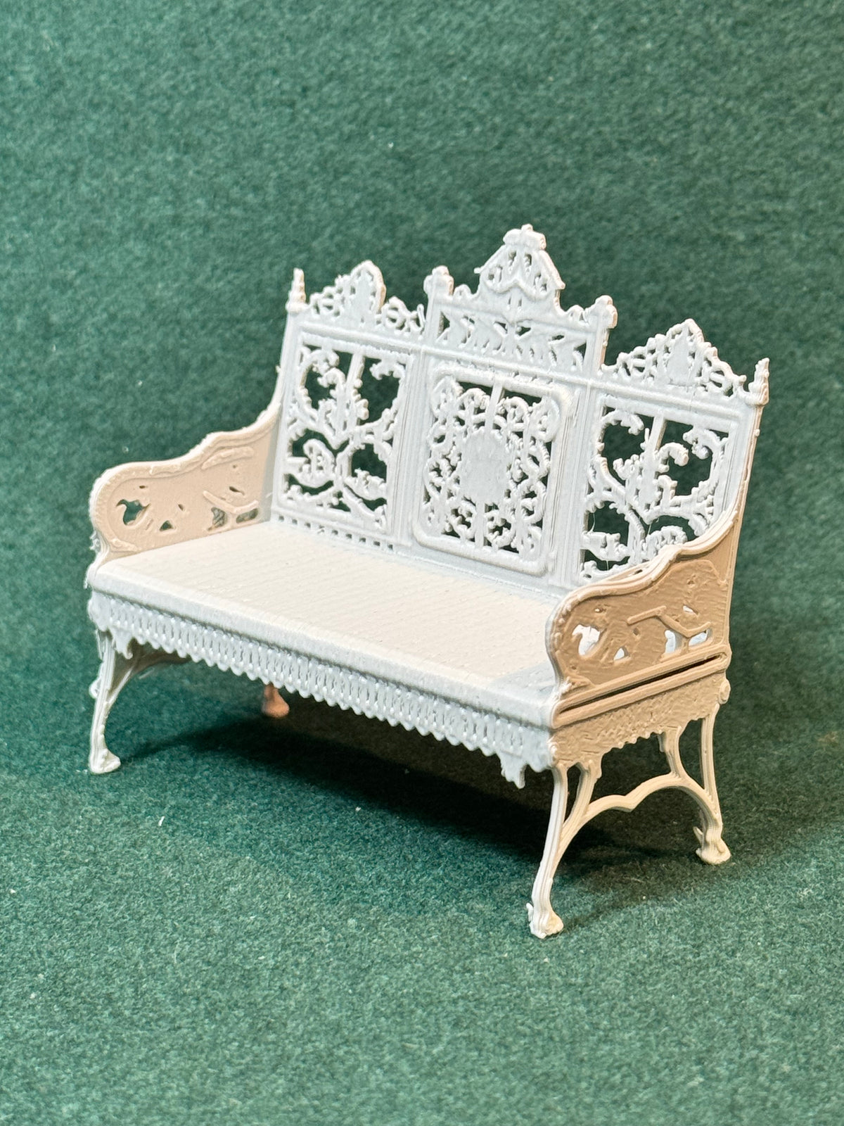 Puppenhaus Mini Bank im viktorianischen Stil (Außenbereich) 5 Miniatur