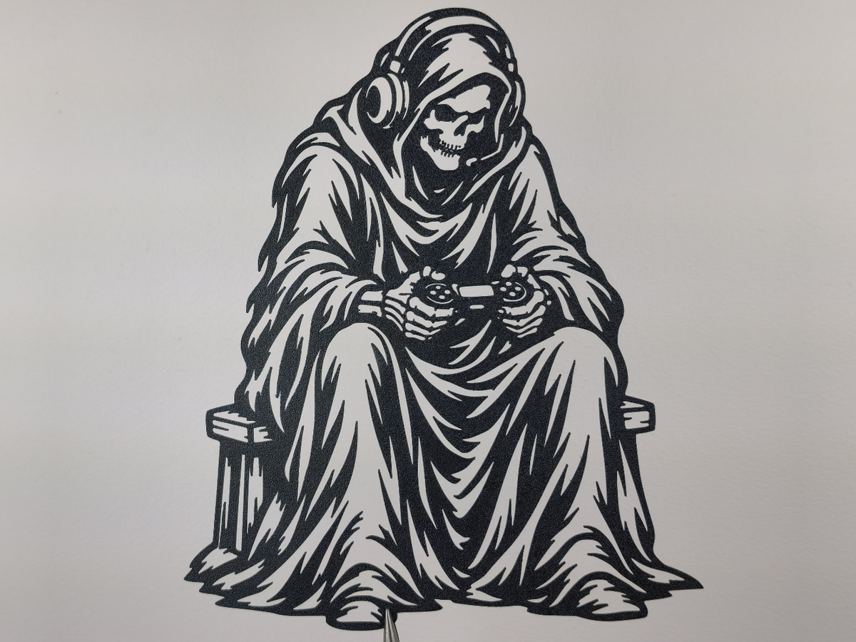 Sensemann Gamer Wandkunst Deko Wandbild Wanddeko Wanddekoration Halloween