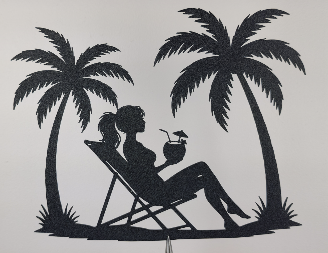 Tropische Strand-Entspannung Wandkunst Wandbild Wanddeko Wanddekoration