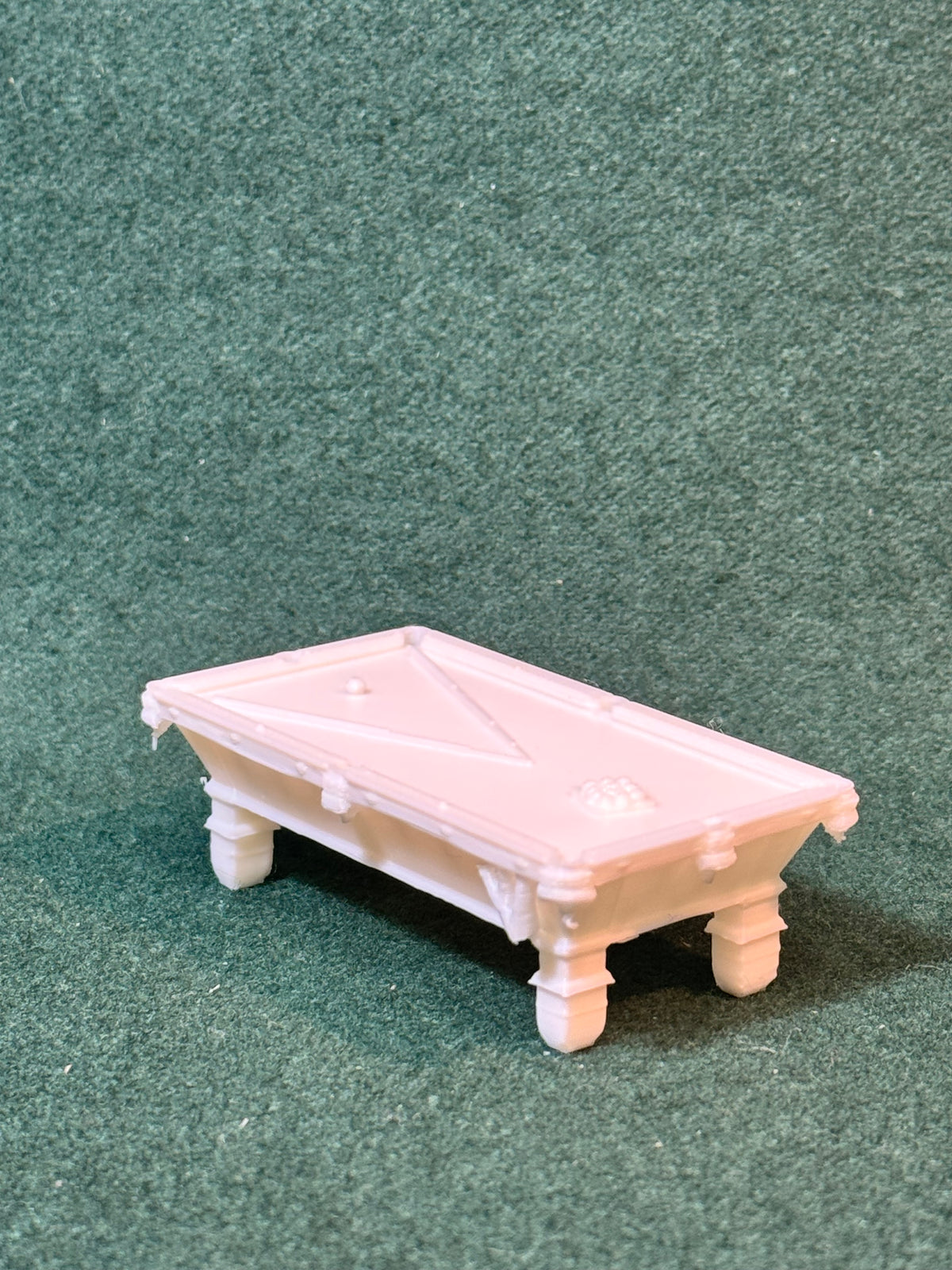 Puppenhaus Mini Billardtisch aus der Viktorianischen Ära 1 Miniatur 1:12
