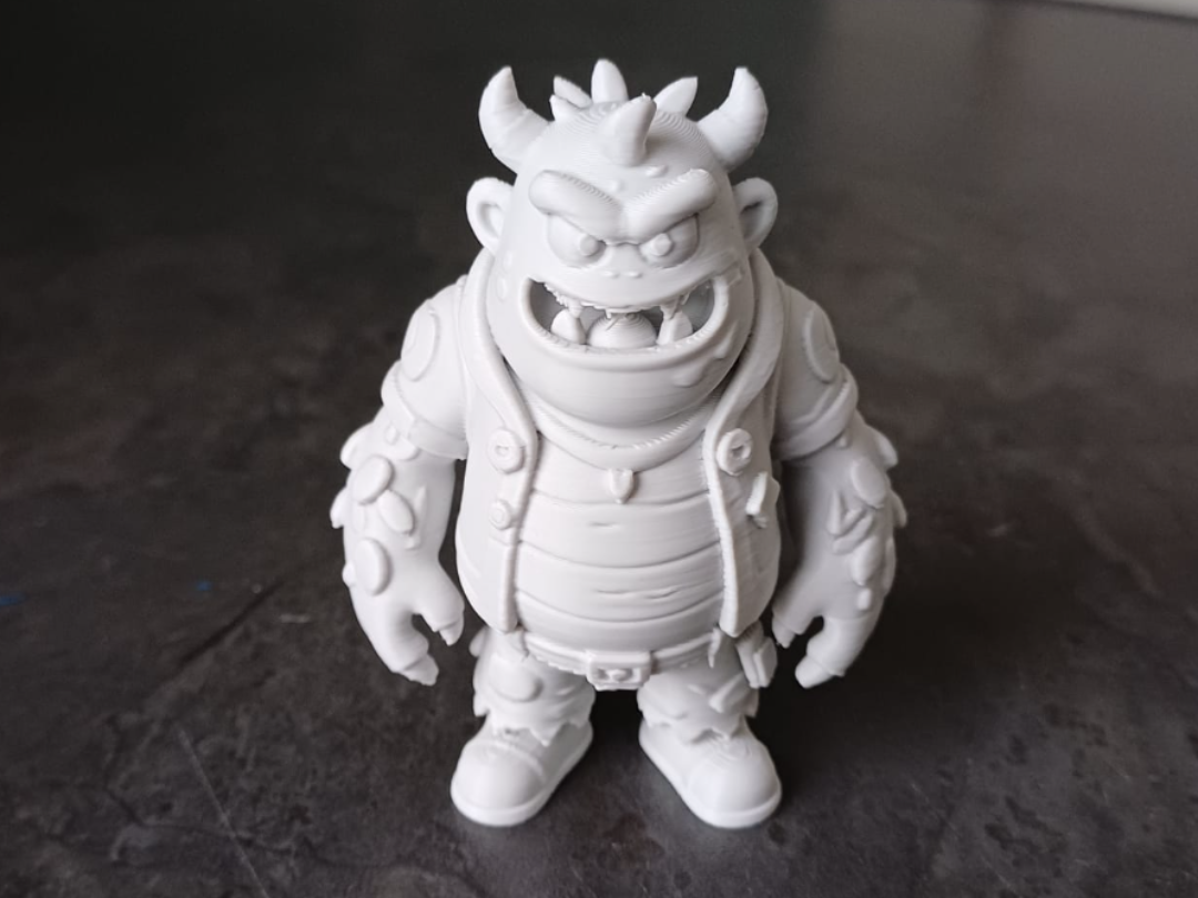 Grumblehorn Schelmischer Oger-Schurke Figur Deko Statue Fantasy Tabletop
