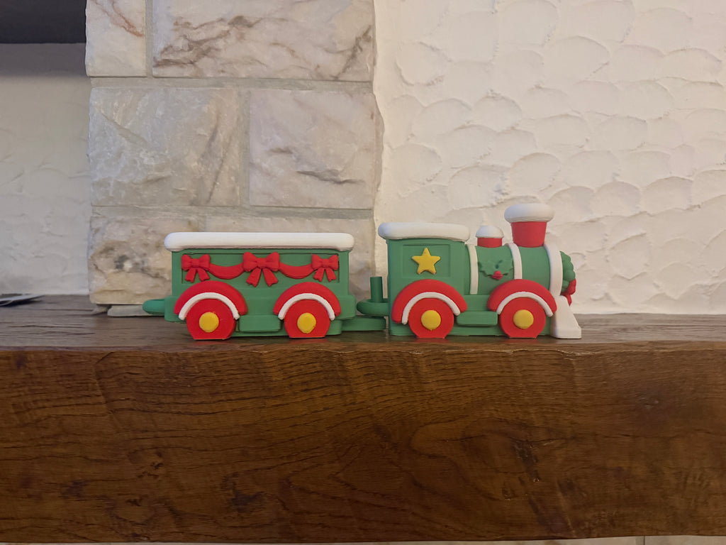 Weihnachtszug Deko modular mit Drehverschluss