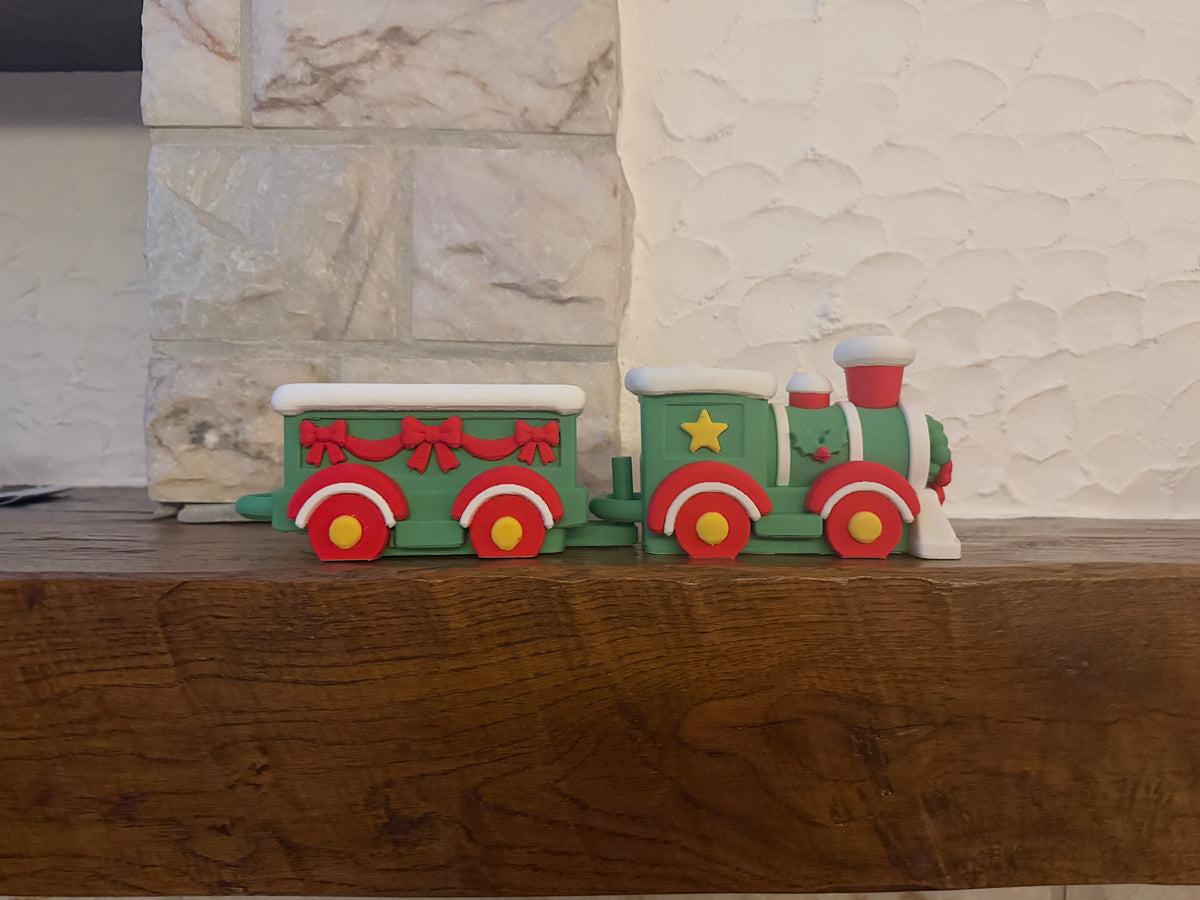 Weihnachtszug Deko modular mit Drehverschluss