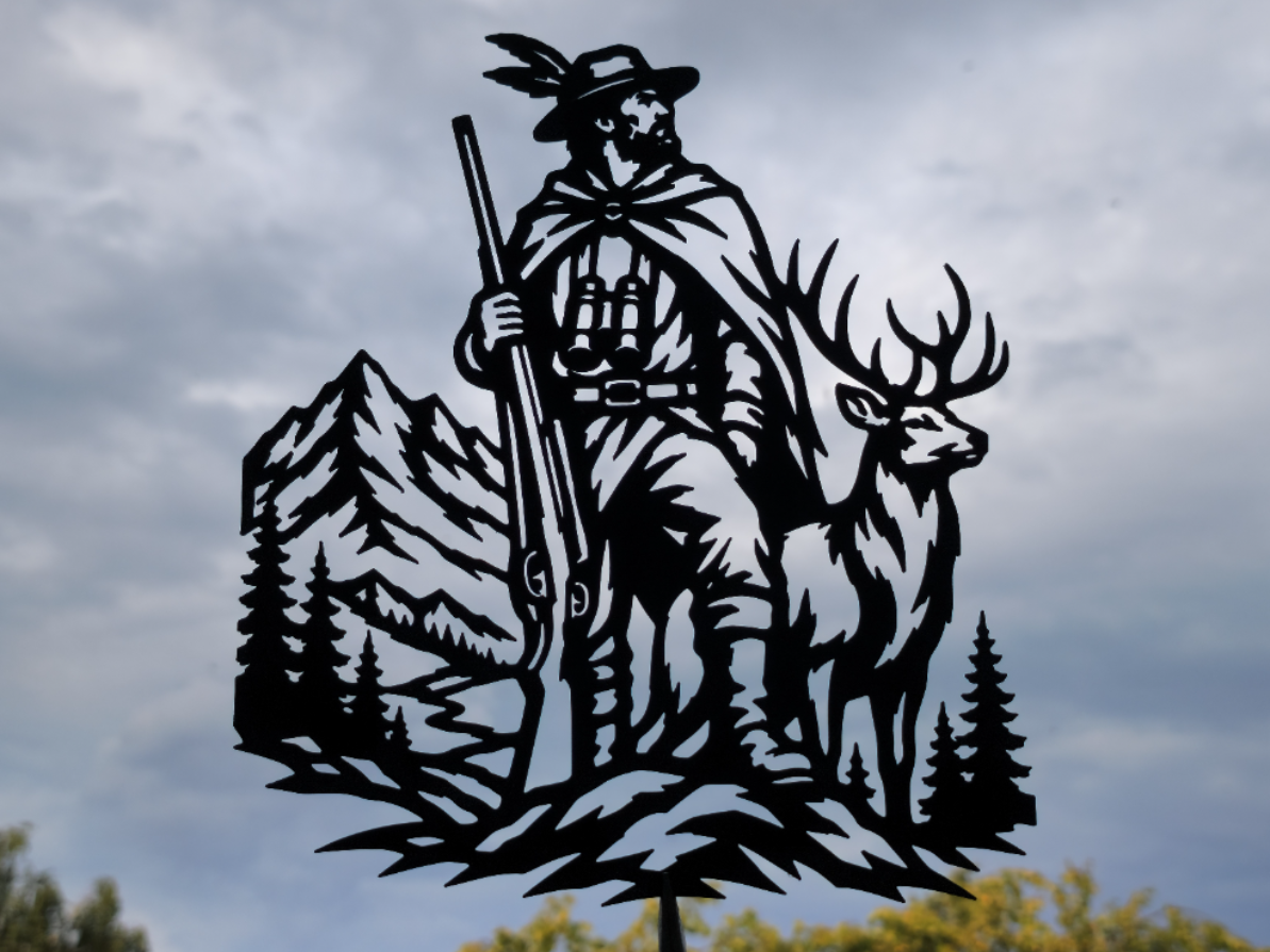 Jäger & Hirsch Wandkunst Wandbild Wanddeko Wanddekoration Tierfigur Tiere