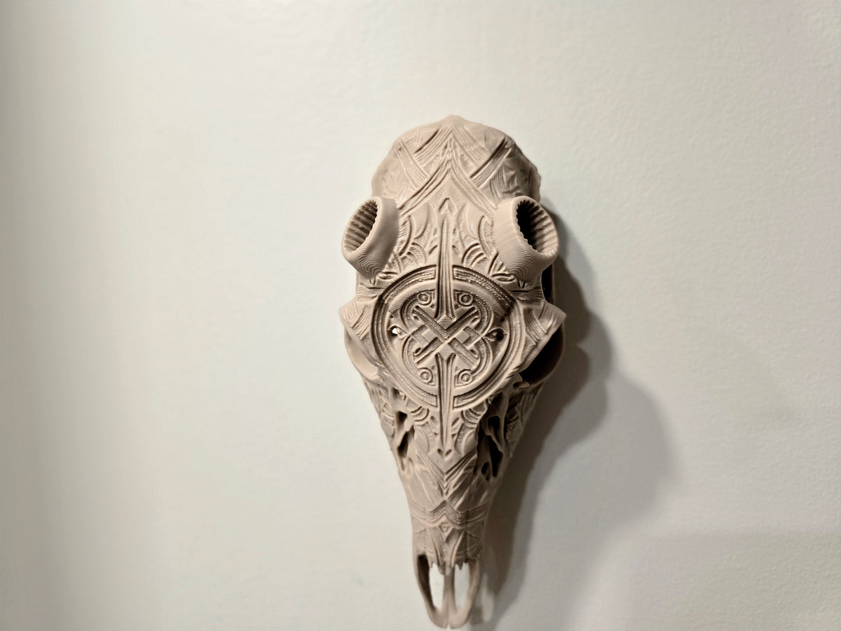 Hirschschädel Replik Wanddeko Variante 40