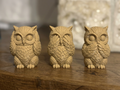 Nichts hören, sehen, sagen Figuren-Set Eulen