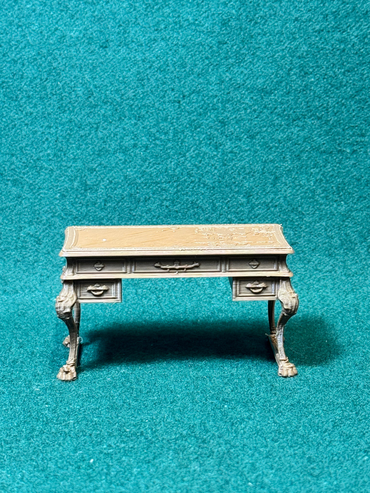 Puppenhaus Mini Schreibtische der viktorianischen Ära 2 Miniatur 1:12